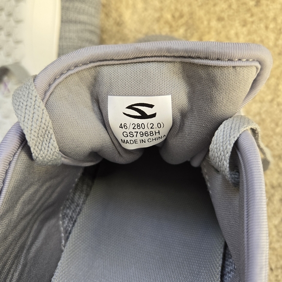 Hobibear gray wide toe knit comfort sneaker shoes EU size 46 - Picture 10 of 10